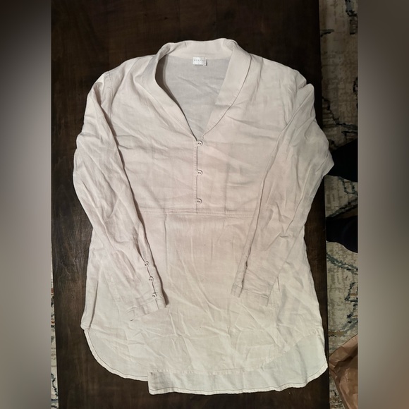 Poetry Long Sleave Faux Button up shirt - Picture 1 of 6